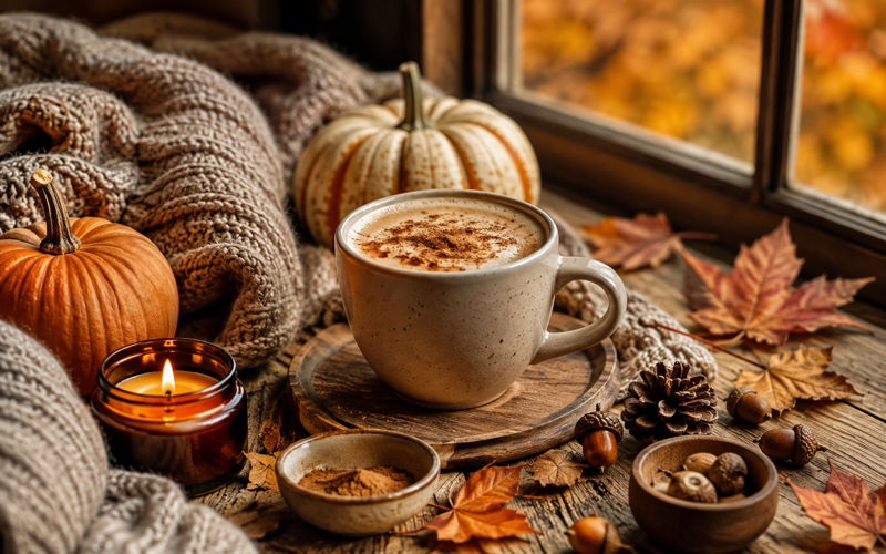 Podzimní káva: jak si doma vytvořit dokonalý hygge rituál