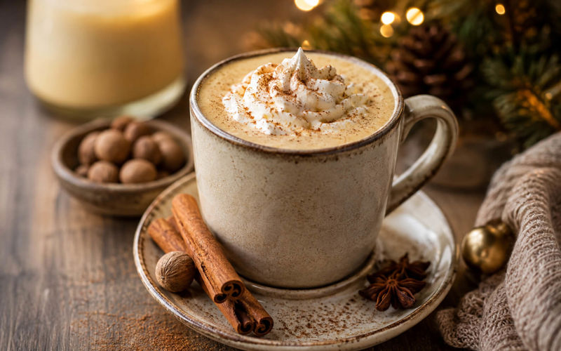 Eggnog Latte – vánoční latte, které si zamilují milovníci kávy