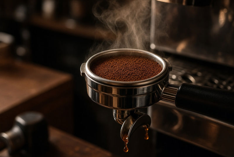 Channeling (kanálkování) espressa: Proč vám espresso chutná kysele i hořce najednou a jak to napravit