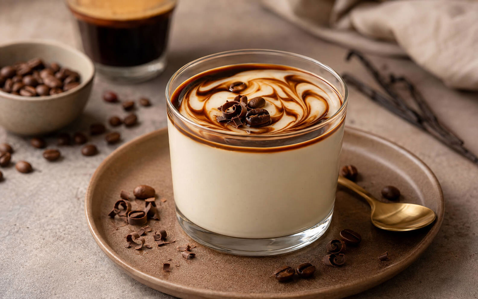 Espresso panna cotta: luxusní italský dezert s kávou, který zvládnete i doma