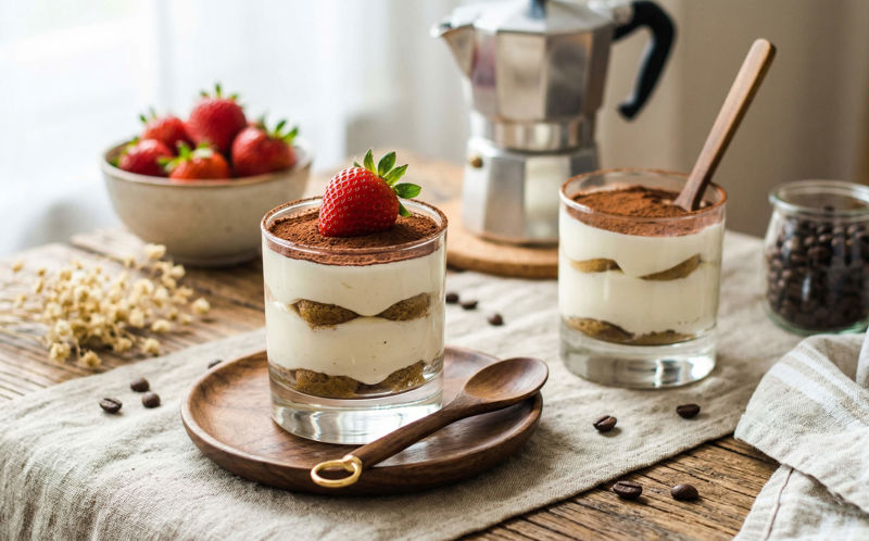 Skyramisu: Zdravější tiramisu do skleničky, které zvládnete za pár minut