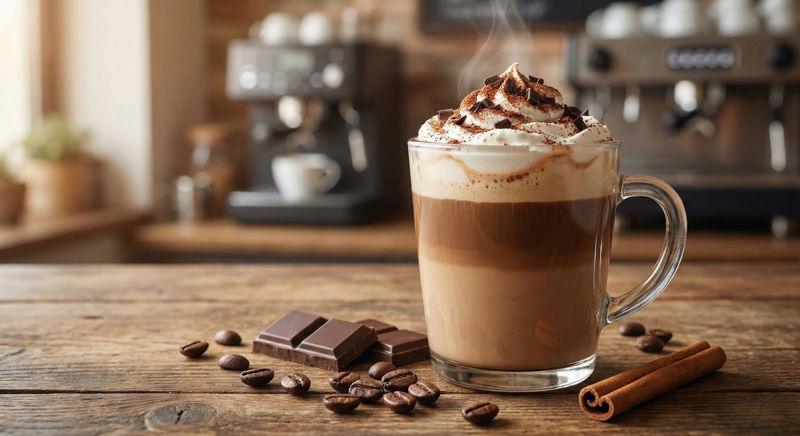 Caffè Mocha: Dokonalé spojení kávy a čokolády (Recept a příprava)