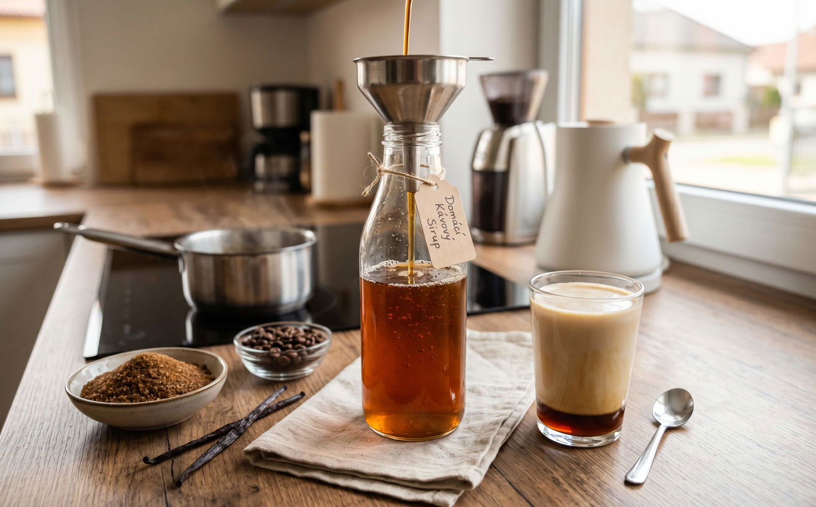 Domácí kávový sirup – recepty, tipy a kreativní příchutě