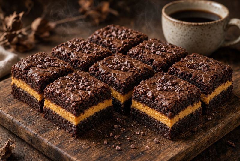 Čokoládové brownies s dýňovým krémem – recept na podzim