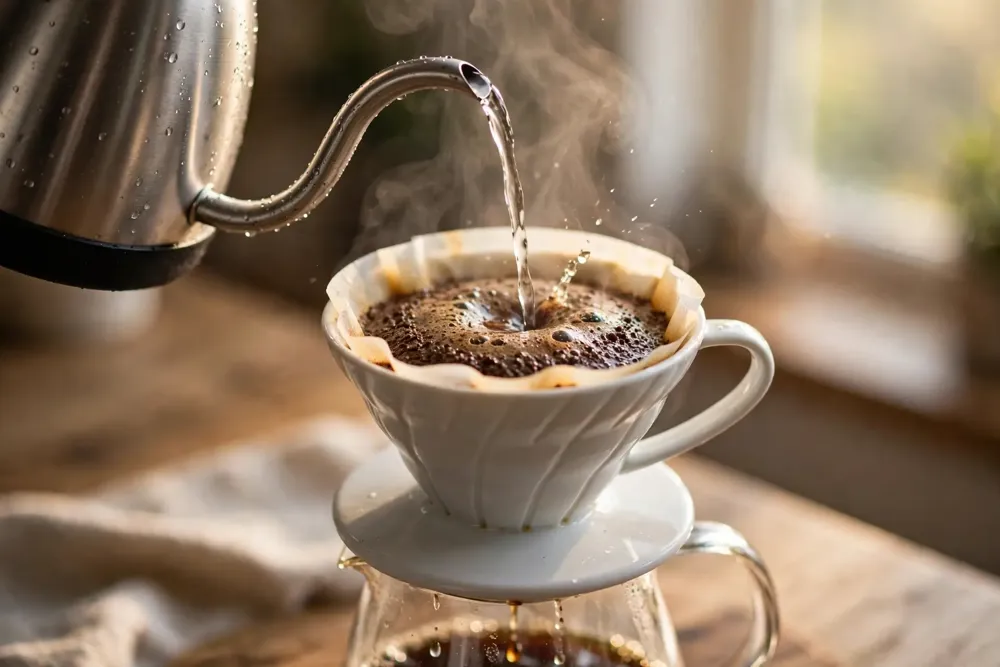 Jak voda ovlivňuje chuť kávy: parametry, testy a recepty pro V60, AeroPress i espresso