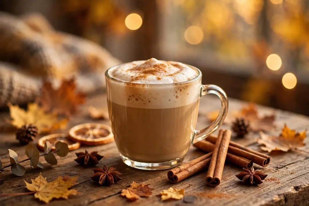 domaci-pumpkin-spice-latte-s-mlecnou-penou-a-skorici-na-drevenem-stole.webp