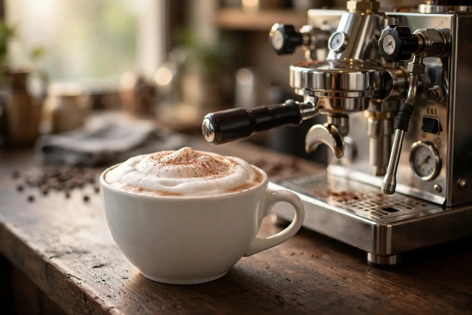 Cappuccino: přesný recept, naparování mléka krok za krokem a rozdíly oproti latte